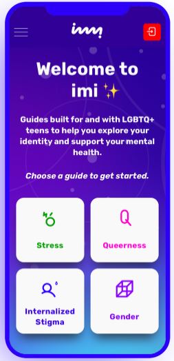 New “imi” App Provides Support to Youth – #LGBTWellness Roundup image
